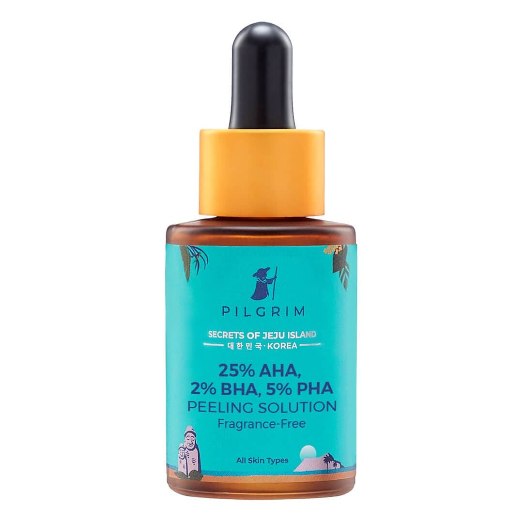 Pilgrim 25% AHA 2% BHA 5% PHA Peeling Solution bottle