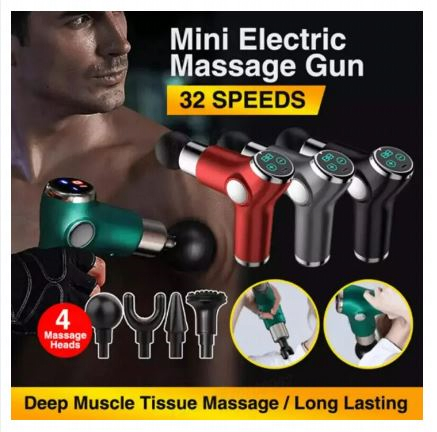 Fascial gun size dimensions Type-C charging