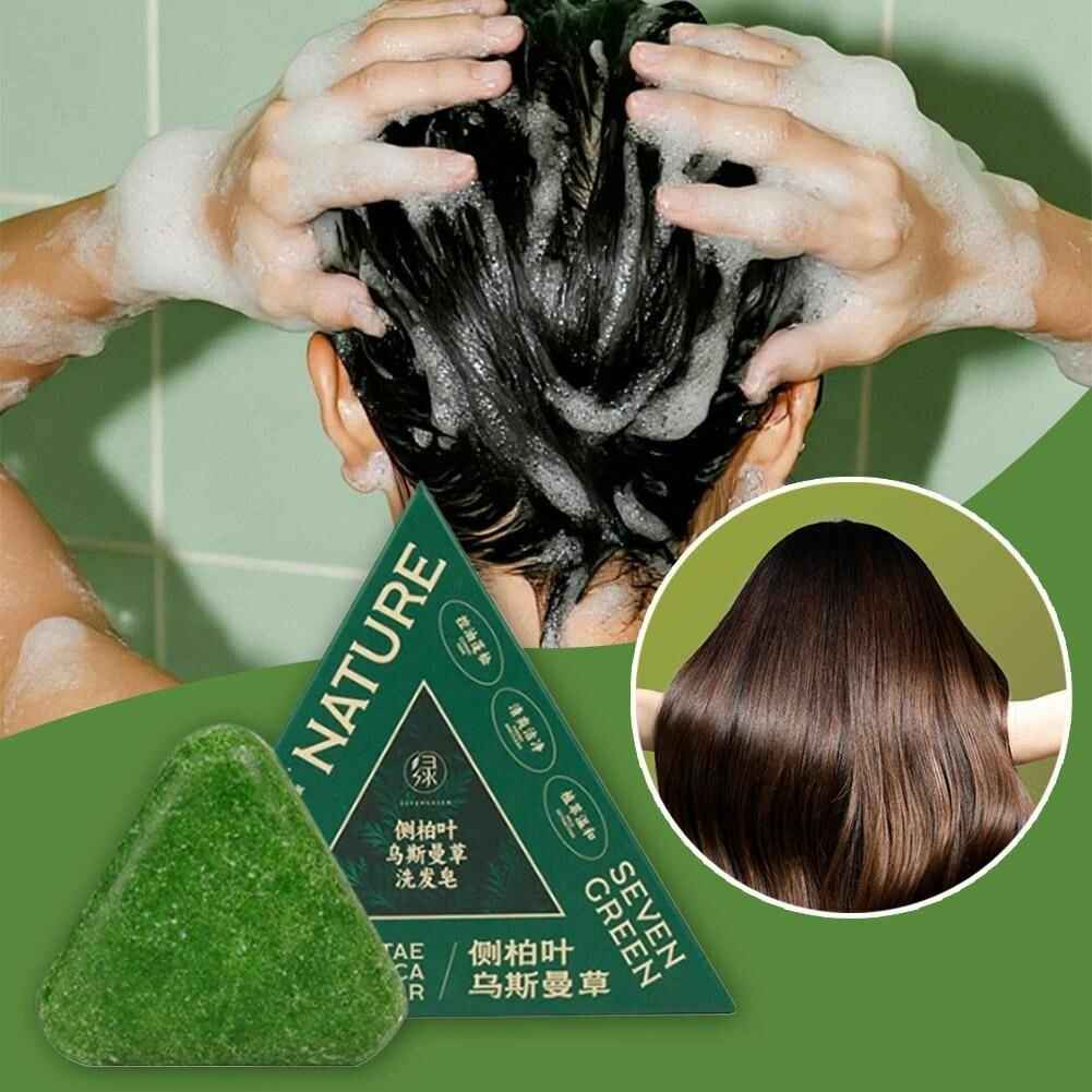 Seven Green Trendkit™ Imported Herbal Shampoo Soap Hair Fall Control & Shine (Buy 1 Get 1 Free)