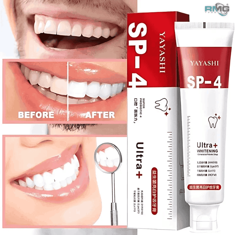 Yayashi Sp-4 Ultra Whitening Toothpaste – Probiotic Stain Remover & Fresh Breath Care